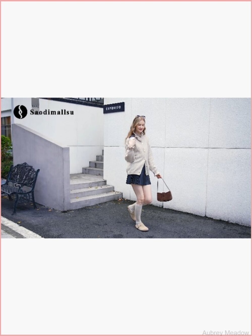 Oversized Ruffle Cardigan Button Front Ribbed Knit Long Sleeve Loose Sweater - Picture 7 of 7